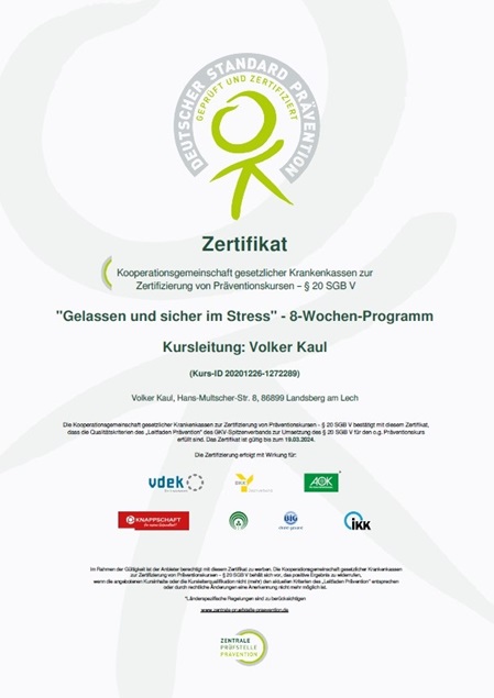 ZPP Zertifikat